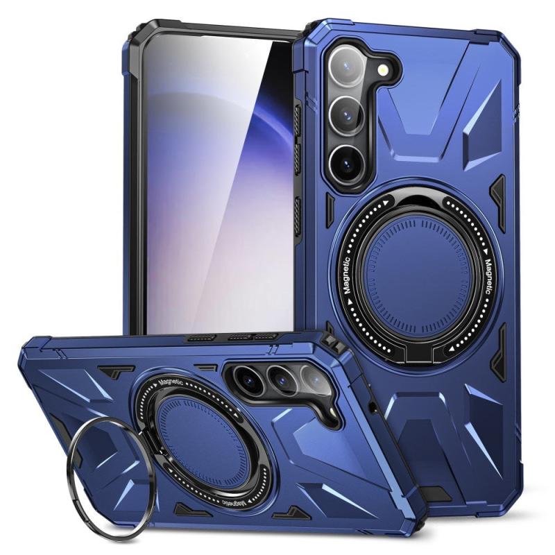 Eiderwood Samsung Galaxy S25    S24   Plus   Håndværkercover Med Kickstand   Magsafe Understøttelse Mørkeblå