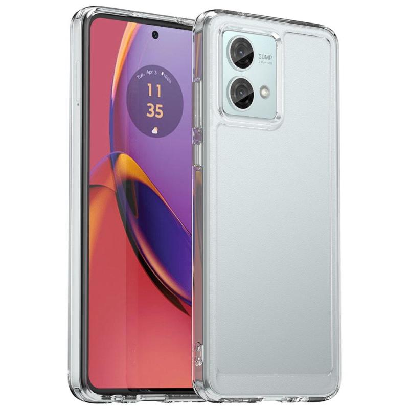 Eiderwood Motorola Moto G84 Transparent Fleksibelt Plastik Bagside Cover Gennemsigtig