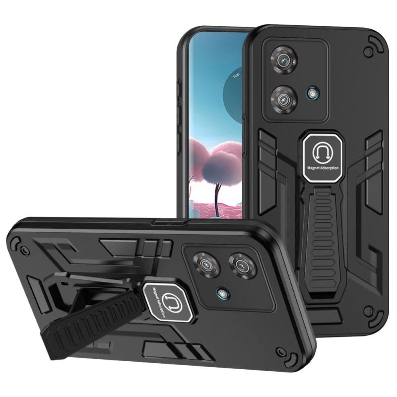 Eiderwood Motorola Edge 40 Neo Håndværker Bagside Cover    Kickstand Sort