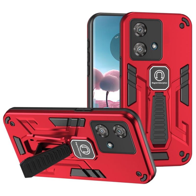Eiderwood Motorola Edge 40 Neo Håndværker Bagside Cover    Kickstand Rød