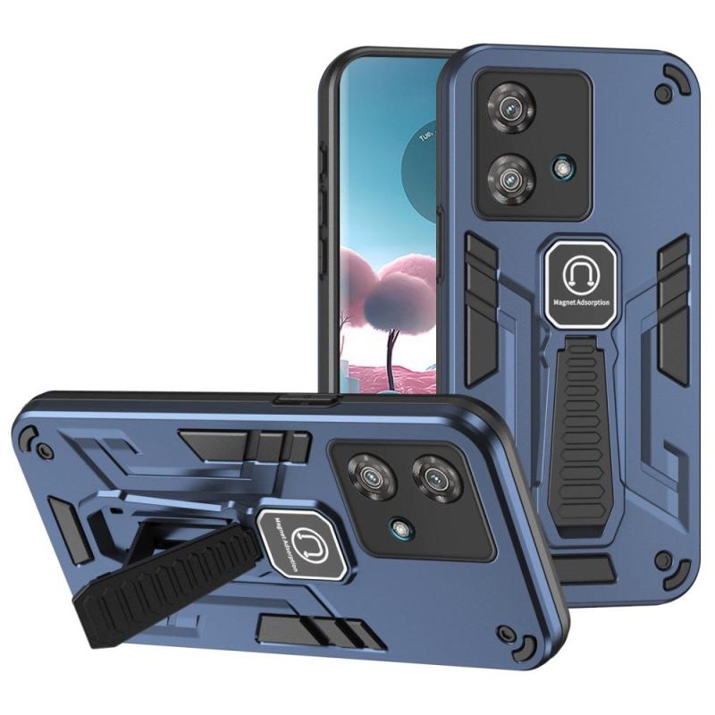 Eiderwood Motorola Edge 40 Neo Håndværker Bagside Cover    Kickstand Blå