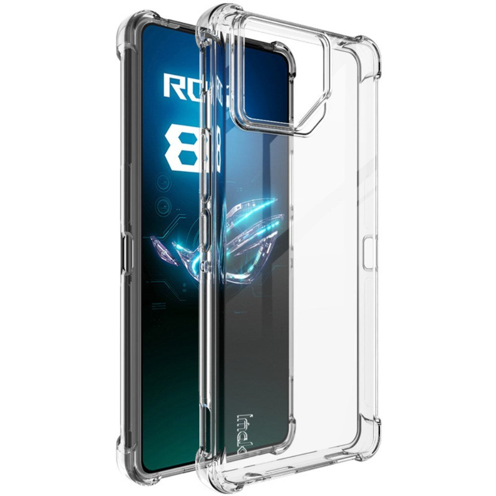 Asus Rog Phone       Pro Imak Shock Resistant Plastik Bagside Cover Gennemsigtig