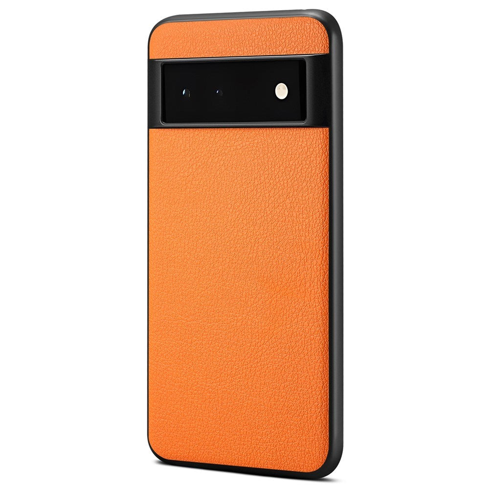 Eiderwood Google Pixel 6a Vegansk Læderbelagt Bagside Cover Orange