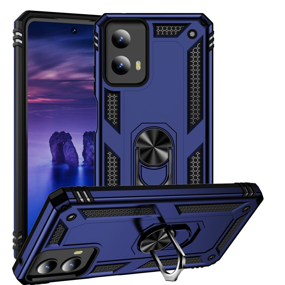 Eiderwood Motorola Moto   Play  2024  Håndværker Case    Magnetisk Kickstand Blå