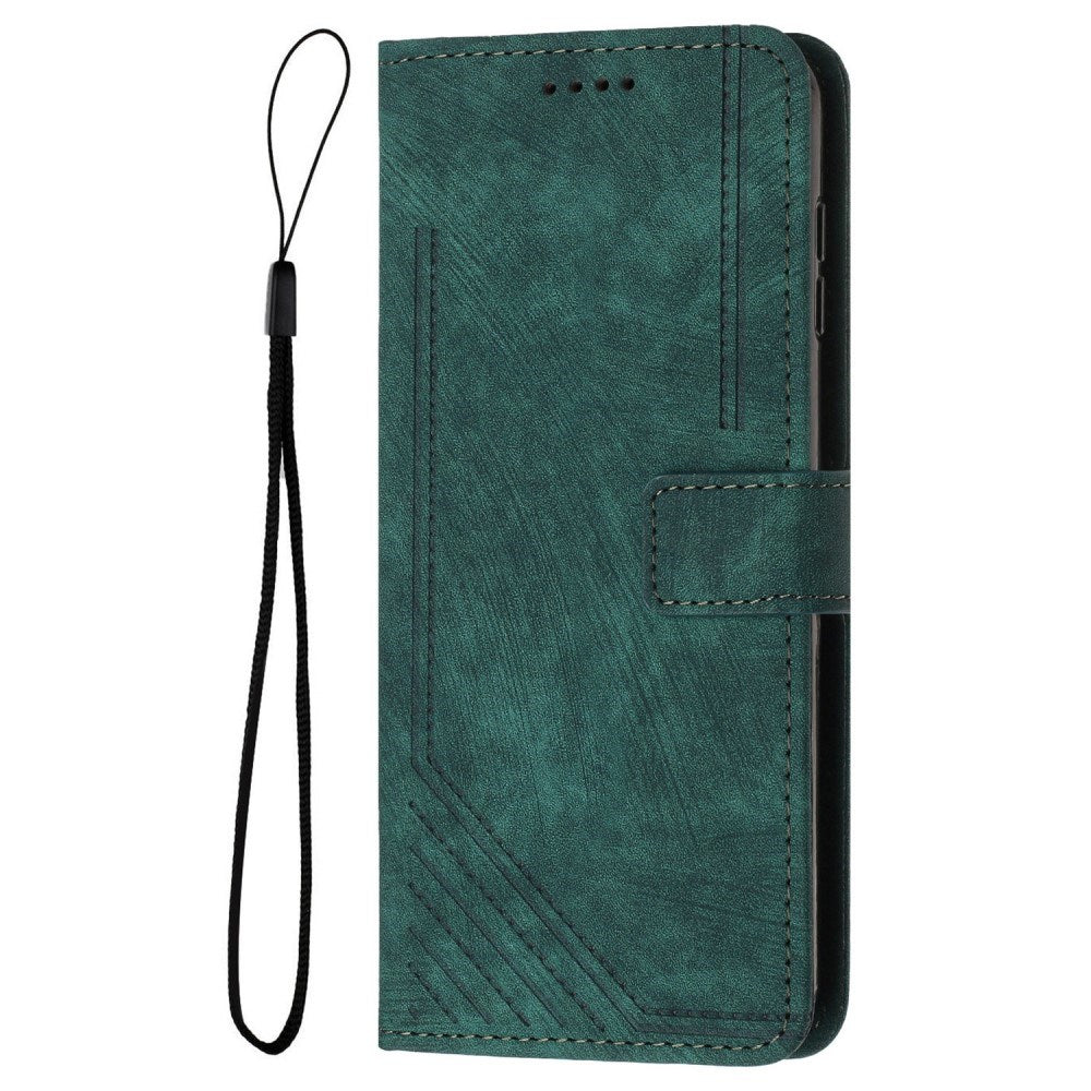 Eiderwood Motorola Moto   Play 5g  2024  Læder Flip Cover    Pung   Strop Sort