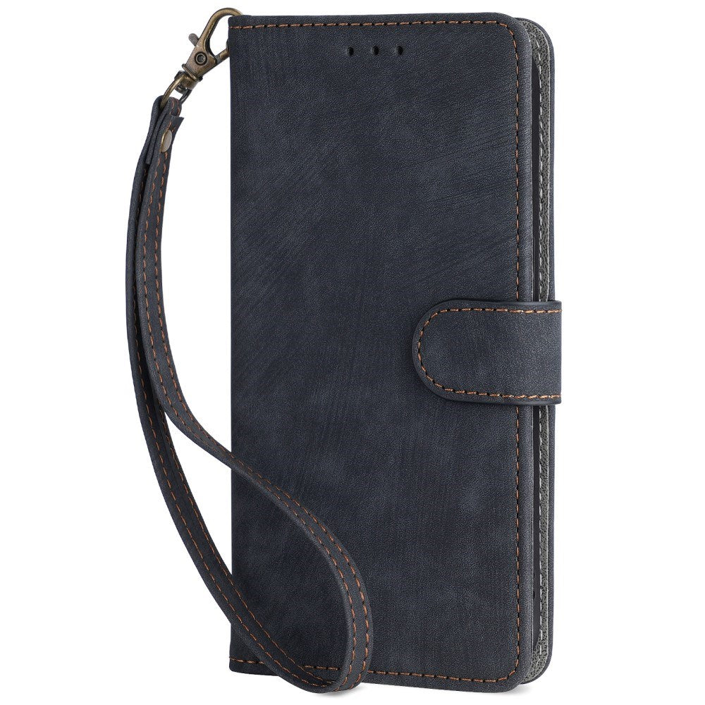 Eiderwood Motorola Moto   Stylus 5g  2024  Læder Flip Cover    Pung   Strop Sort