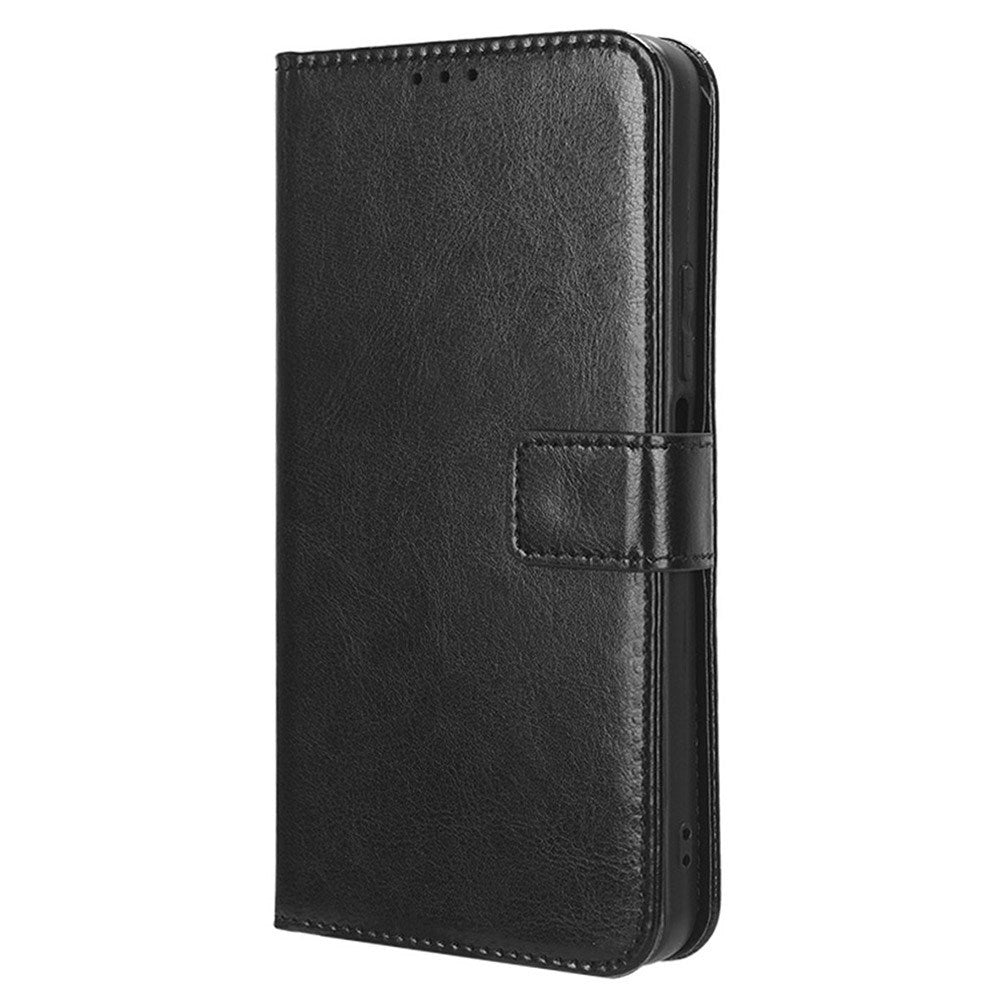 Eiderwood Nothing Phone  2a  Blankt Læder Flip Cover    Pung   Strop Sort