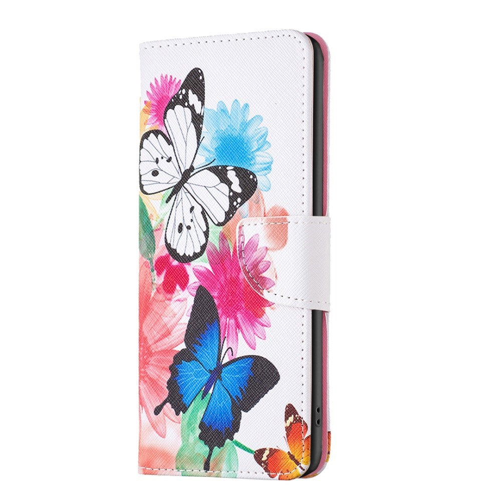 Eiderwood Sony Xperia 10   Læder Flip Cover    Pung   Ståfunktion   Sommerfugle