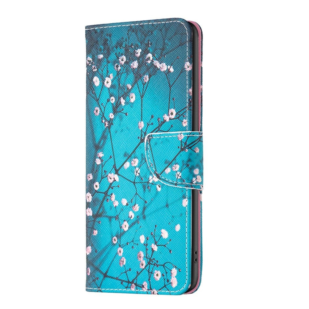 Eiderwood Sony Xperia 10   Læder Flip Cover    Pung   Ståfunktion Blomstertræ