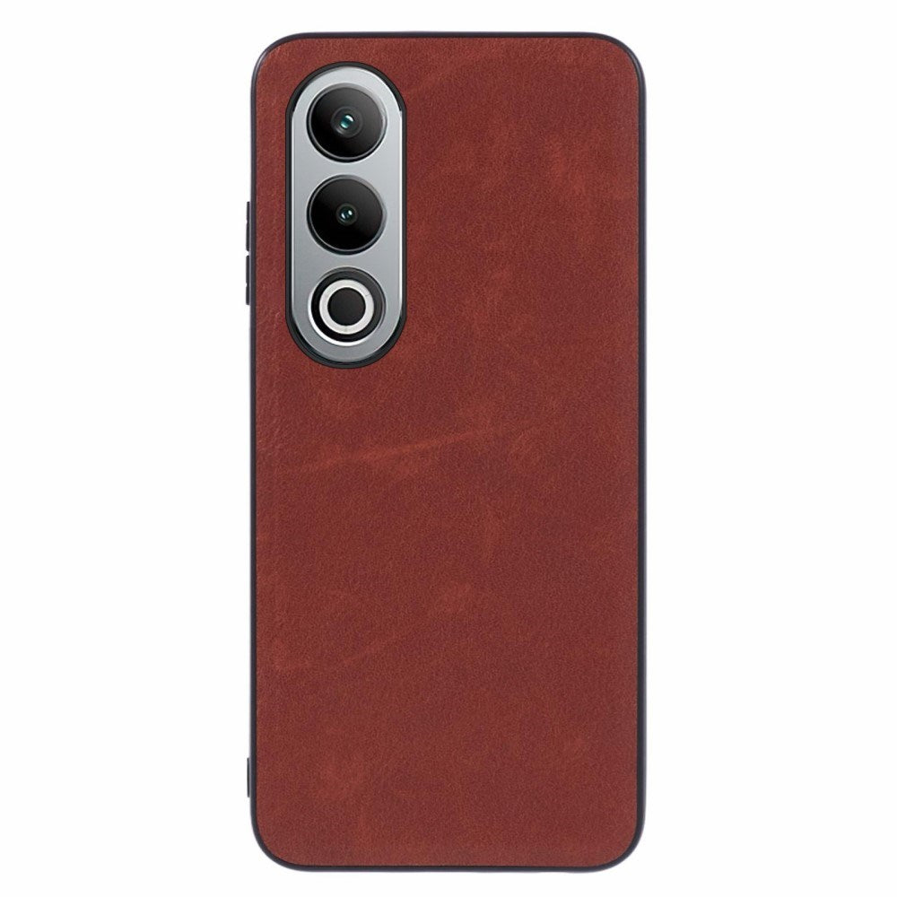 Eiderwood Oneplus Nord Ce4  5g  Hybrid Plast Læderbelagt Bagside Cover Brun