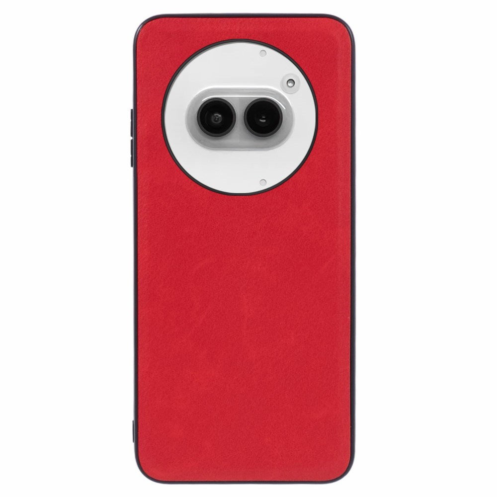 Eiderwood Nothing Phone  2a     2a  Plus Kunstlæder Bagside Cover    Fleksibel Plastik Kanter Rød