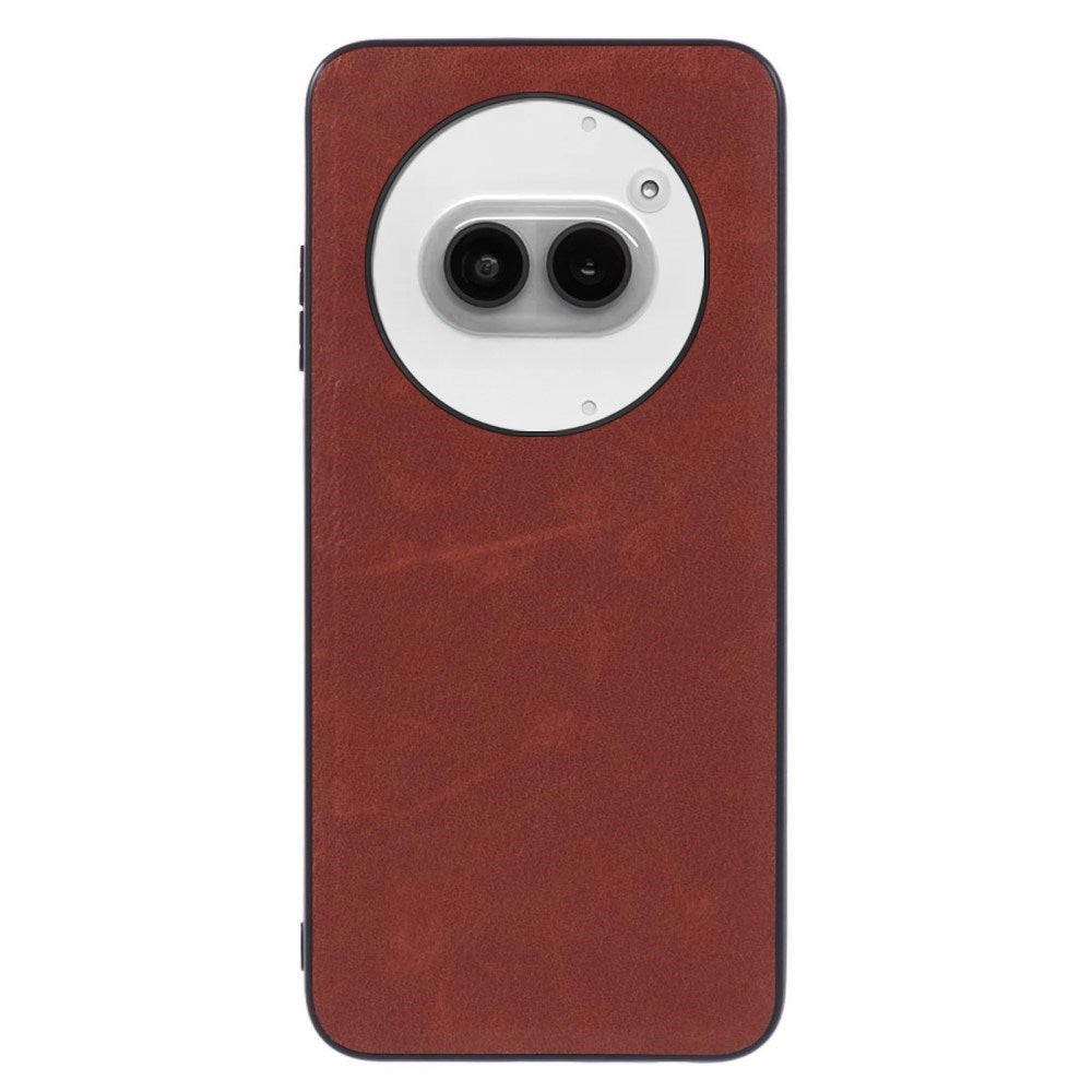 Eiderwood Nothing Phone  2a     2a  Plus Kunstlæder Bagside Cover    Fleksibel Plastik Kanter Brun