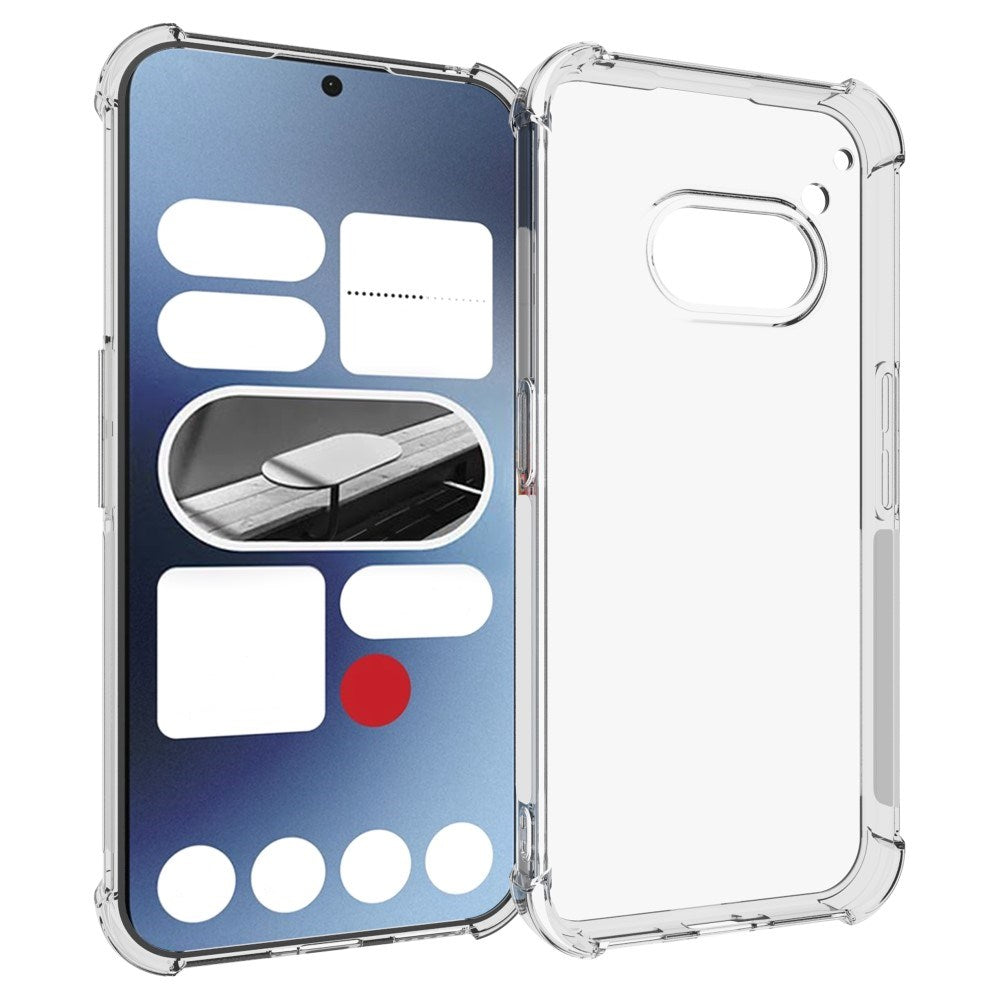 Eiderwood Nothing Phone  2a     2a  Plus Fleksibel Plastik Bagside Cover Gennemsigtig