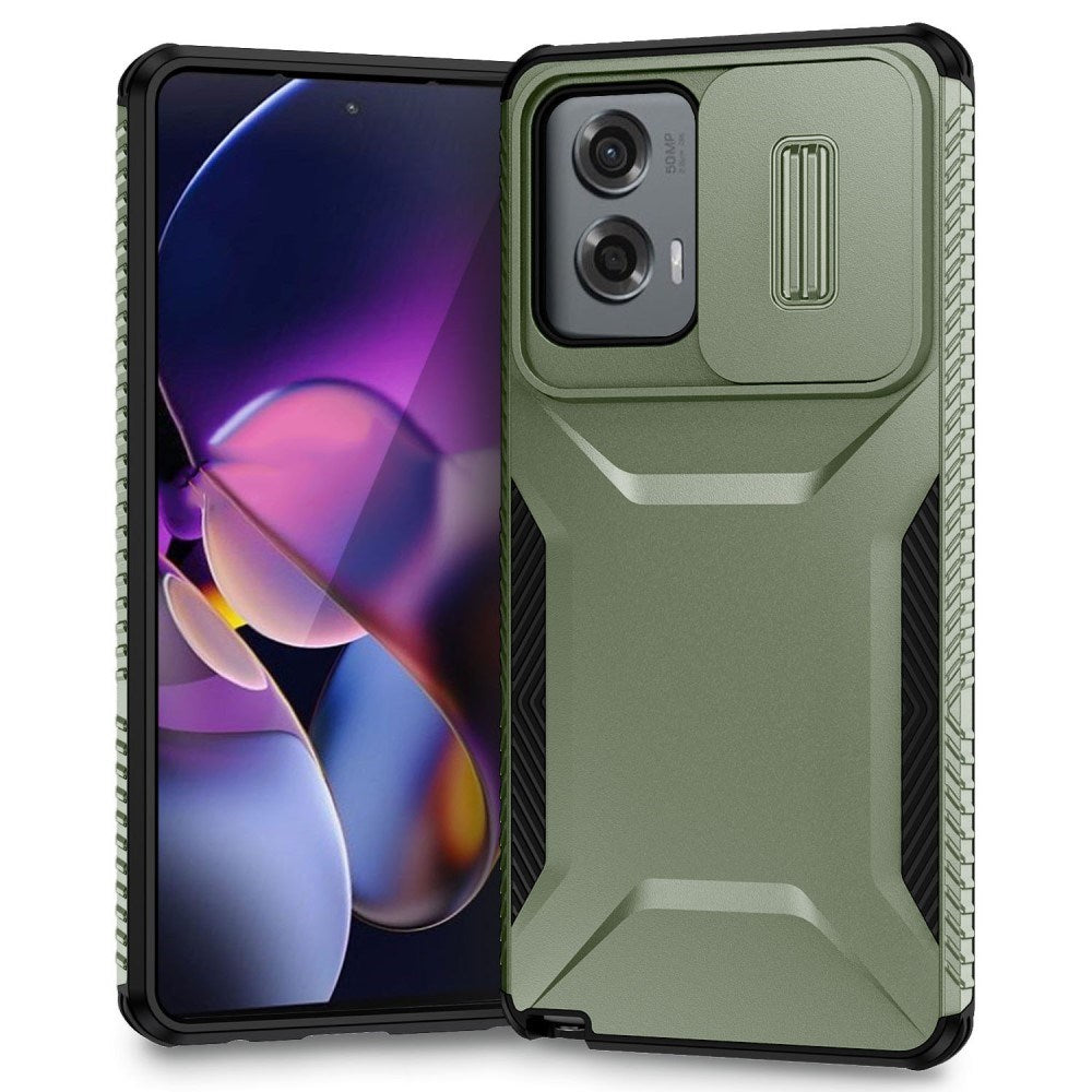 Eiderwood Motorola Moto   Stylus 5g  2024  Håndværker Bagside Cover    Cam Slider Grøn