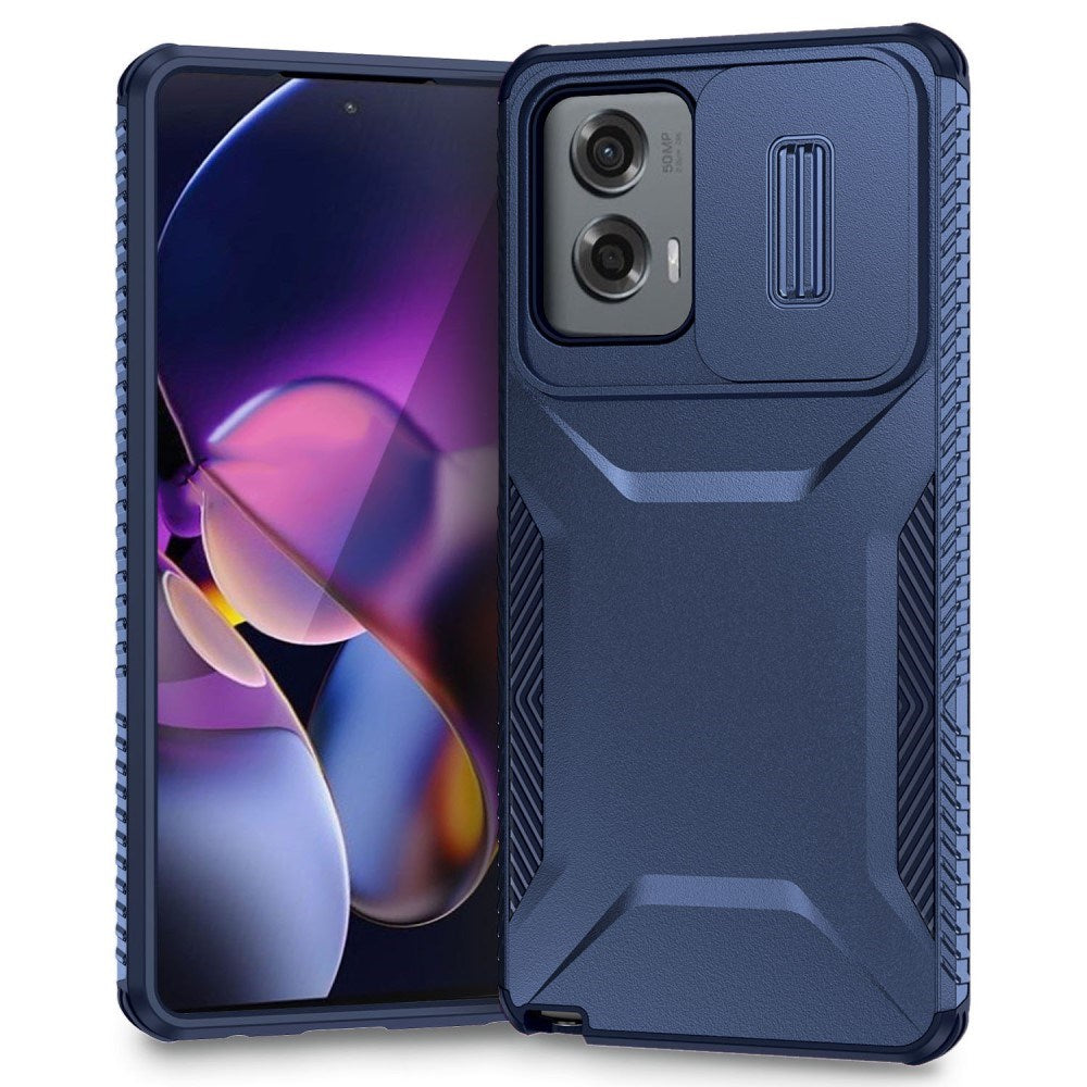 Eiderwood Motorola Moto   Stylus 5g  2024  Håndværker Bagside Cover    Cam Slider Blå