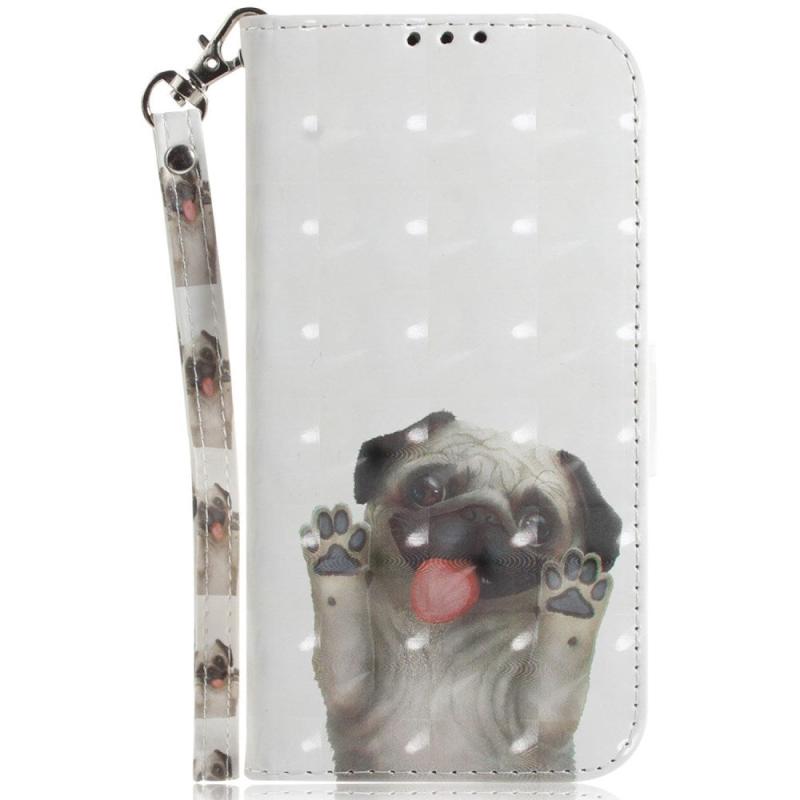 Eiderwood Sony Xperia     Læder Flip Cover    Pung   Strop Sød Hund