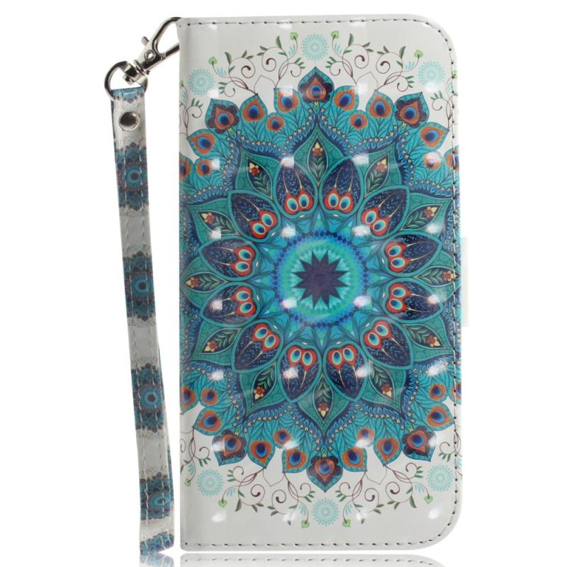 Eiderwood Sony Xperia     Læder Flip Cover    Pung   Strop Påfugl Krans