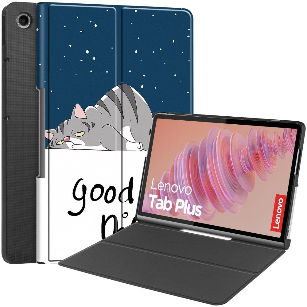 Eiderwood Lenovo Tab Plus 11   Quot  Vegansk Læder Cover Mønster Kat