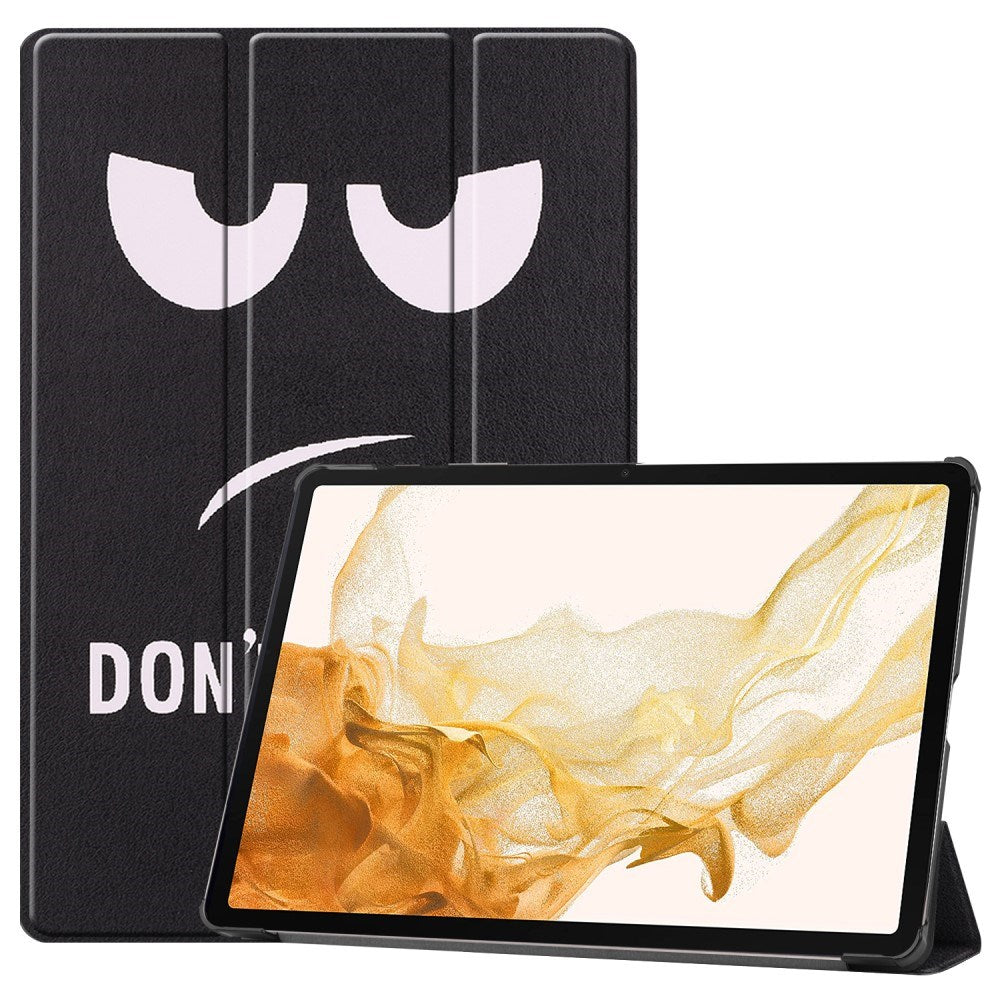 Eiderwood Samsung Galaxy Tab S10 Plus Vegansk Læder Cover Mønster  Quot Don 39   Touch   Quot