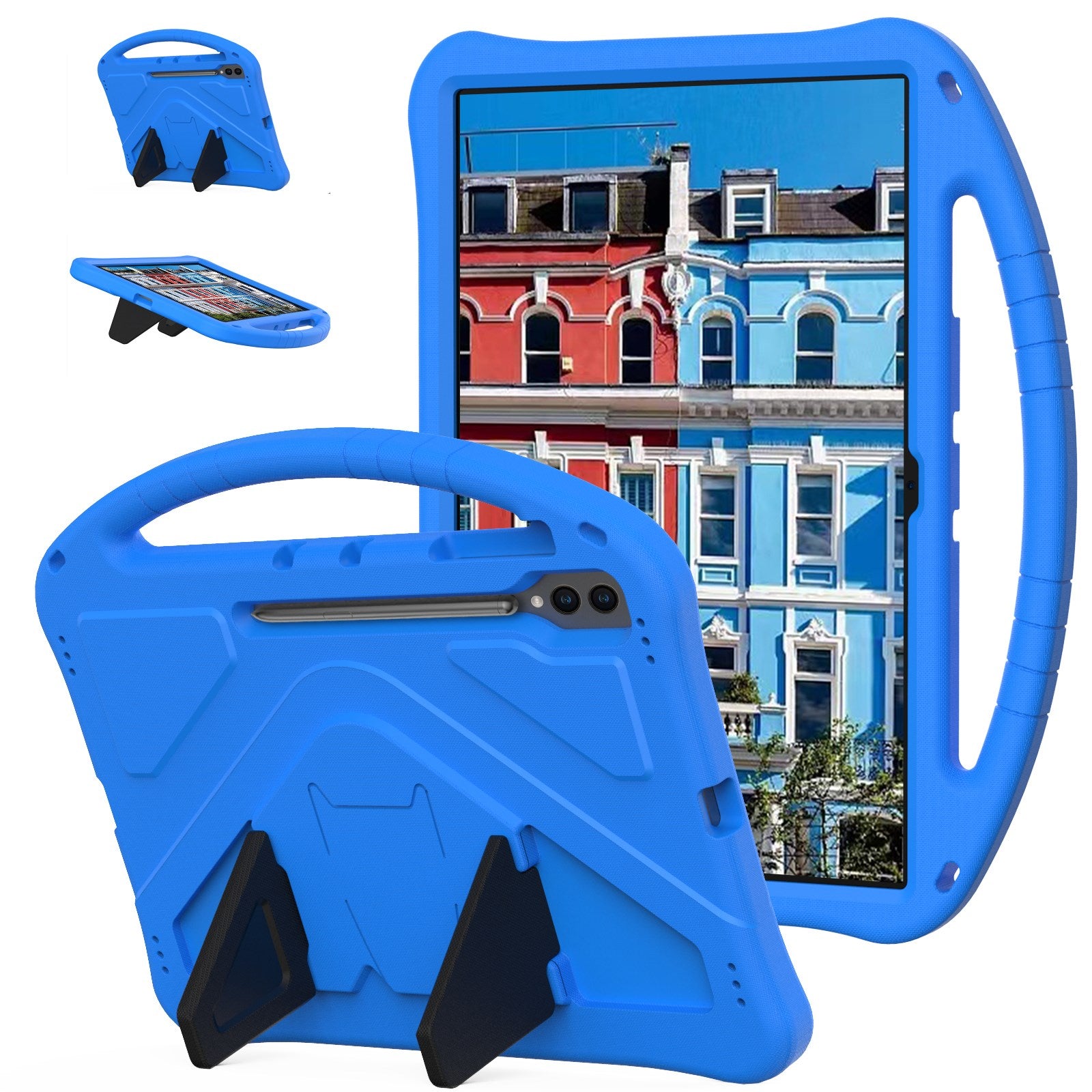 Eiderwood Børnevenligt Etui Til Samsung Galaxy Tab S10 Ultra Med Kickstand Sort