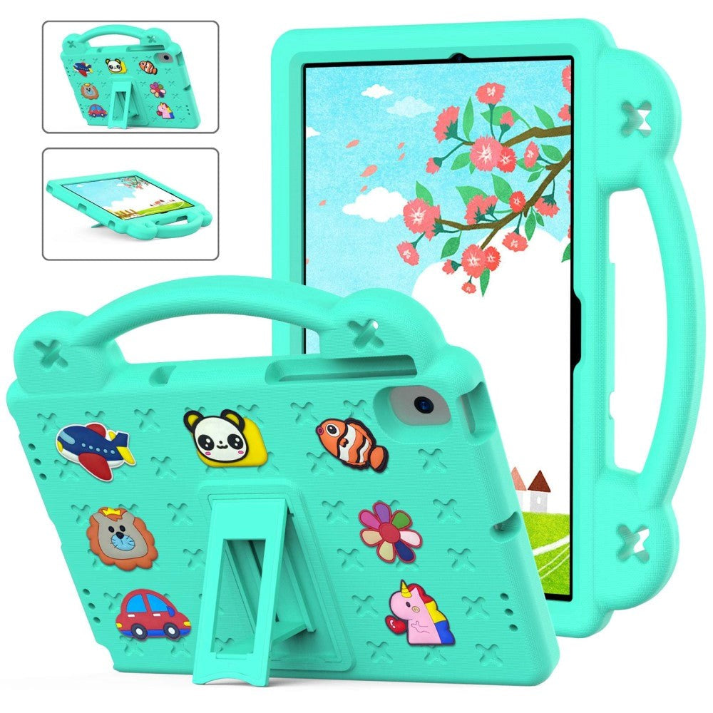 Lenovo Tab M10     Gen  10   Quot    -328f  -328x  Børne Cover    Stander   Håndholder Grøn