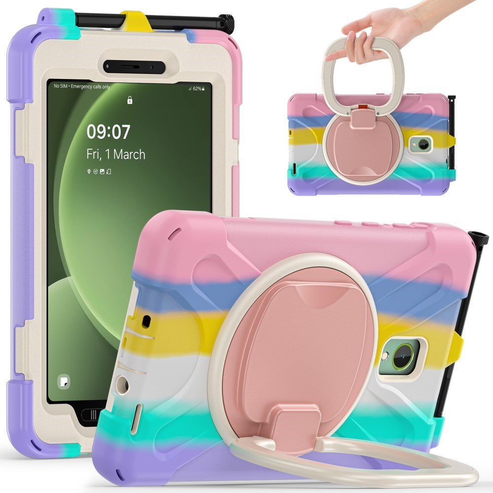 Eiderwood Samsung Galaxy Tab Active5 Håndværker Case Kickstand   Håndholder Multifarvet