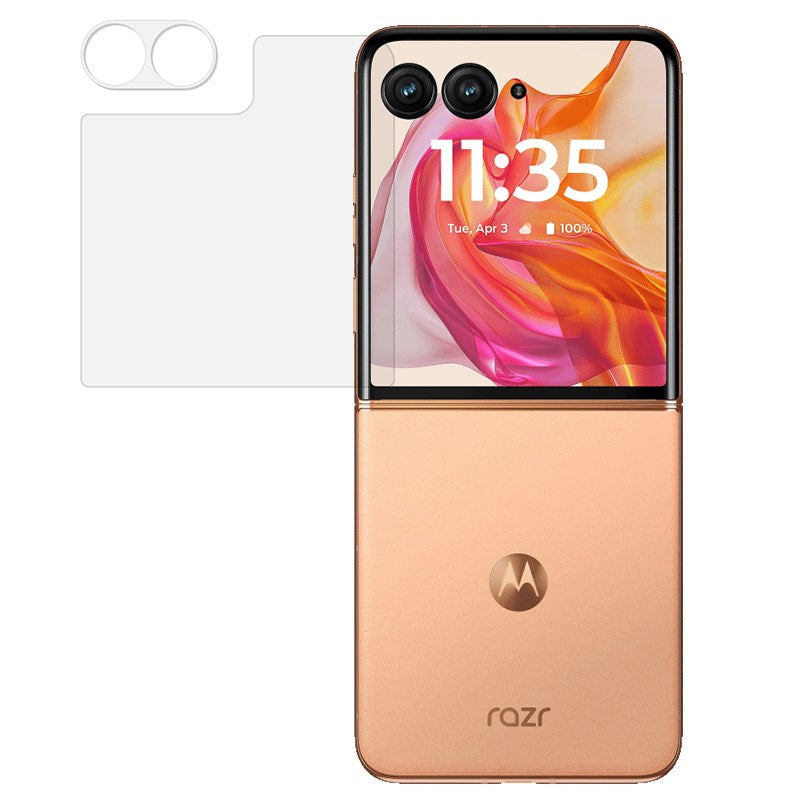 Hærdet Skærmbeskyttelsesglas   Hærdet Kameralinsebeskyttelsesglas Motorola Razr 50 5g Gennemsigtig