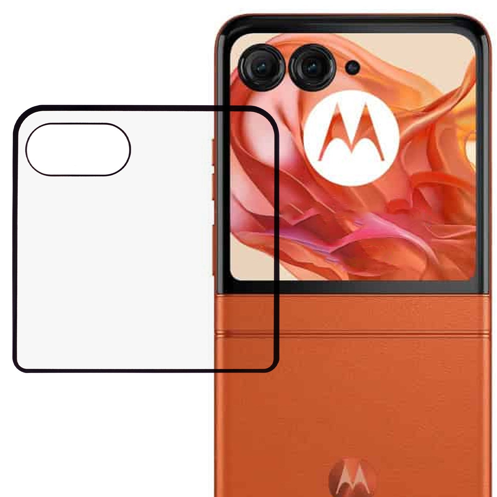 3d Kurvet Hærdet Glas Bagskærmbeskytter Til Motorola Razr 50 5g