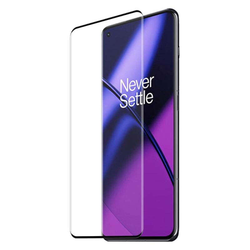 Enkay Oneplus 11 Skærmbeskyttelse Hærdet Glas Full Fit Sort