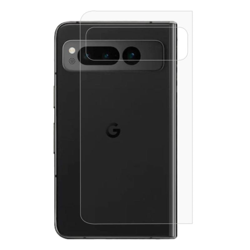 Google Pixel Fold Beskyttelsesfilm Til Bagside Gennemsigtig