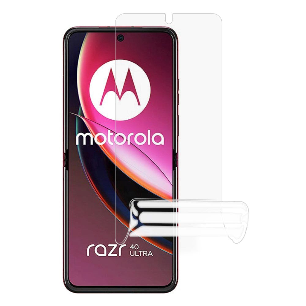 Motorola Razr 40   40 Ultra Beskyttelsesfilm Skærmbeskyttelse Gennemsigtig