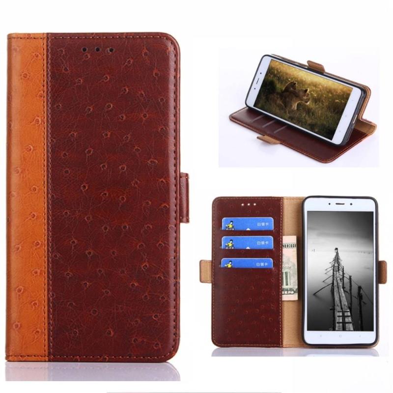 Oneplus Nord N100 5g Læder Cover   Pung   Strudse Design Brun