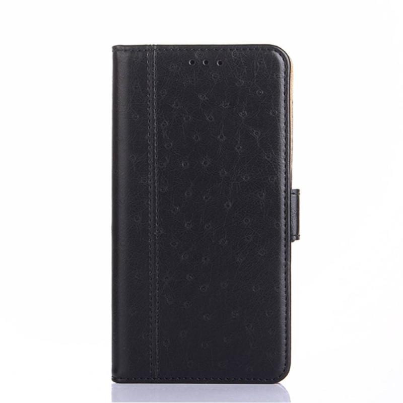 Oneplus Nord N10 5g Læder Cover   Pung   Strudse Design Sort