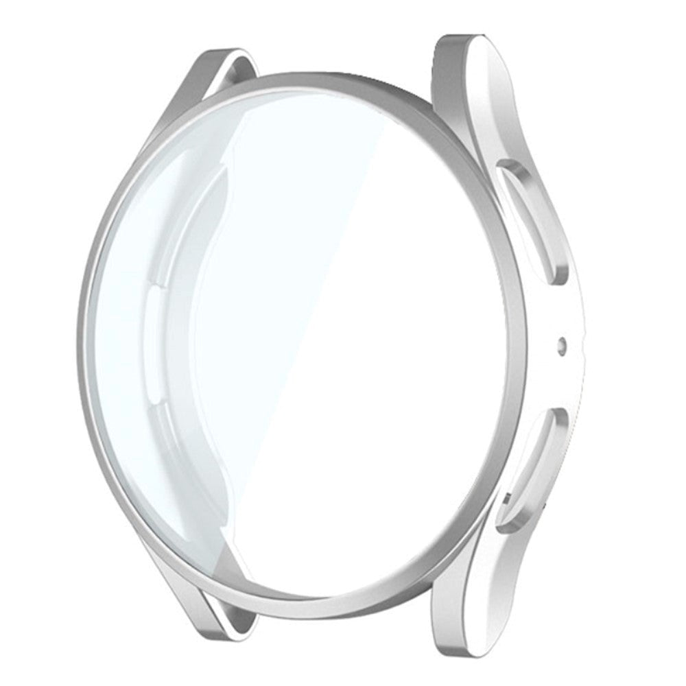 Samsung Galaxy Watch    44mm  Hårdt Plastik Cover    Indbygget Skærmbeskytter Sølv