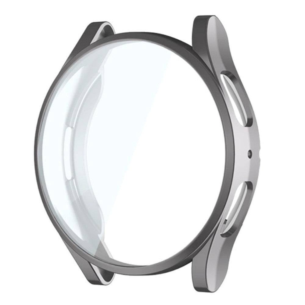Samsung Galaxy Watch    44mm  Hårdt Plastik Cover    Indbygget Skærmbeskytter Grå