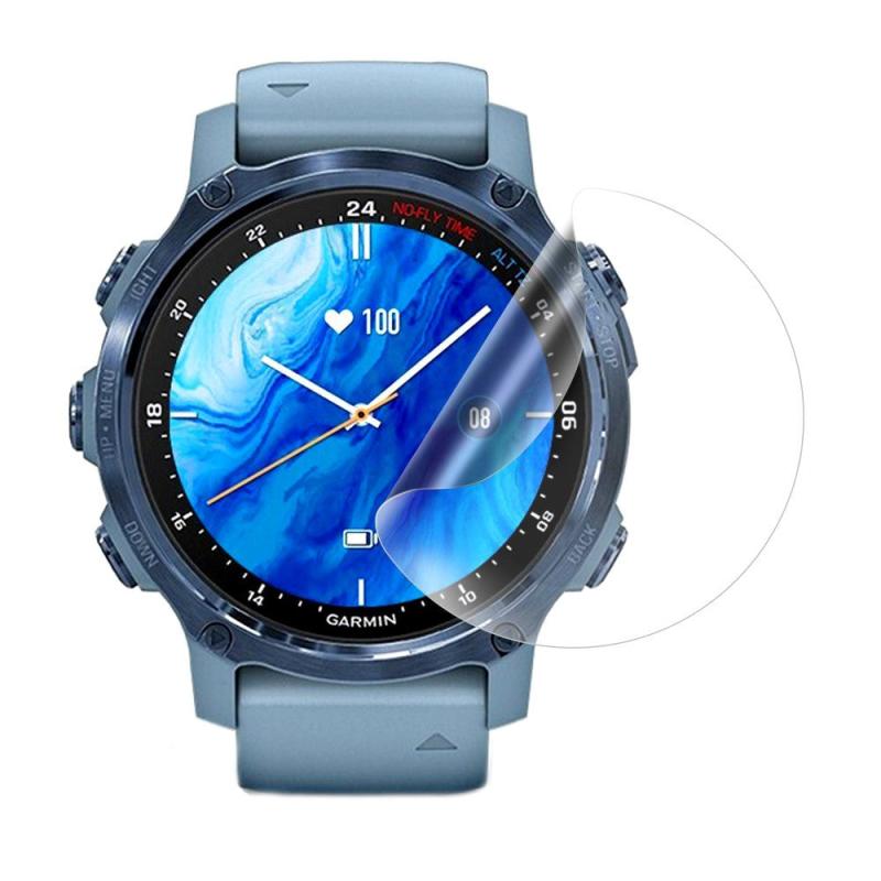 Garmin Descent Mk2s Beskyttelsesfilm Gennemsigtig