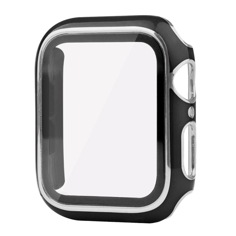 Apple Watch Ultra      49mm  Hård Plast Case    Indbygget Skærmbeskyttelse Sort   Sølv