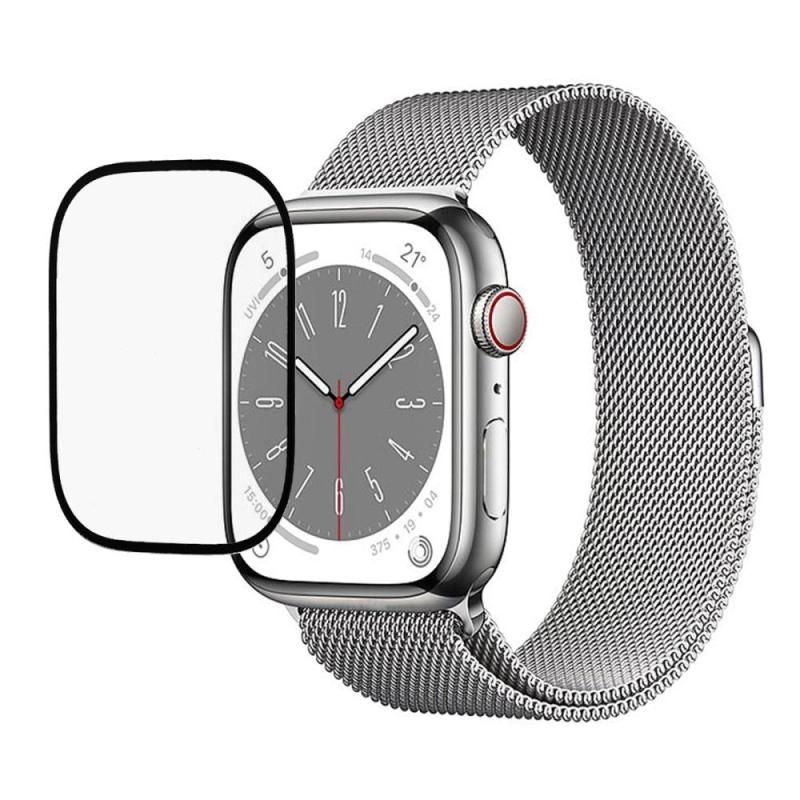 Apple Watch          44mm  Hærdet Glas Skærmbeskyttelse Sort