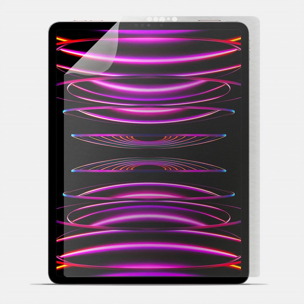 Doodroo Ipad Pro 12   Quot   2022   2021   2020   2018  Paper Feel Beskyttelsesfilm   Stk  Gennemsigtig