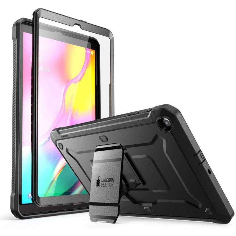 Samsung Galaxy Tab   10    2019  Håndværker Cover Supcase Unicorn Beetle Pro Cover    Beskyttelsesfilm Sort