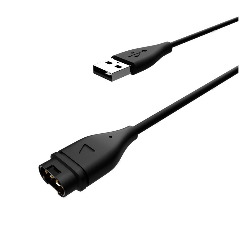 Fixed Usb-   Ladekabel Til Garmin Smartwatch Sort