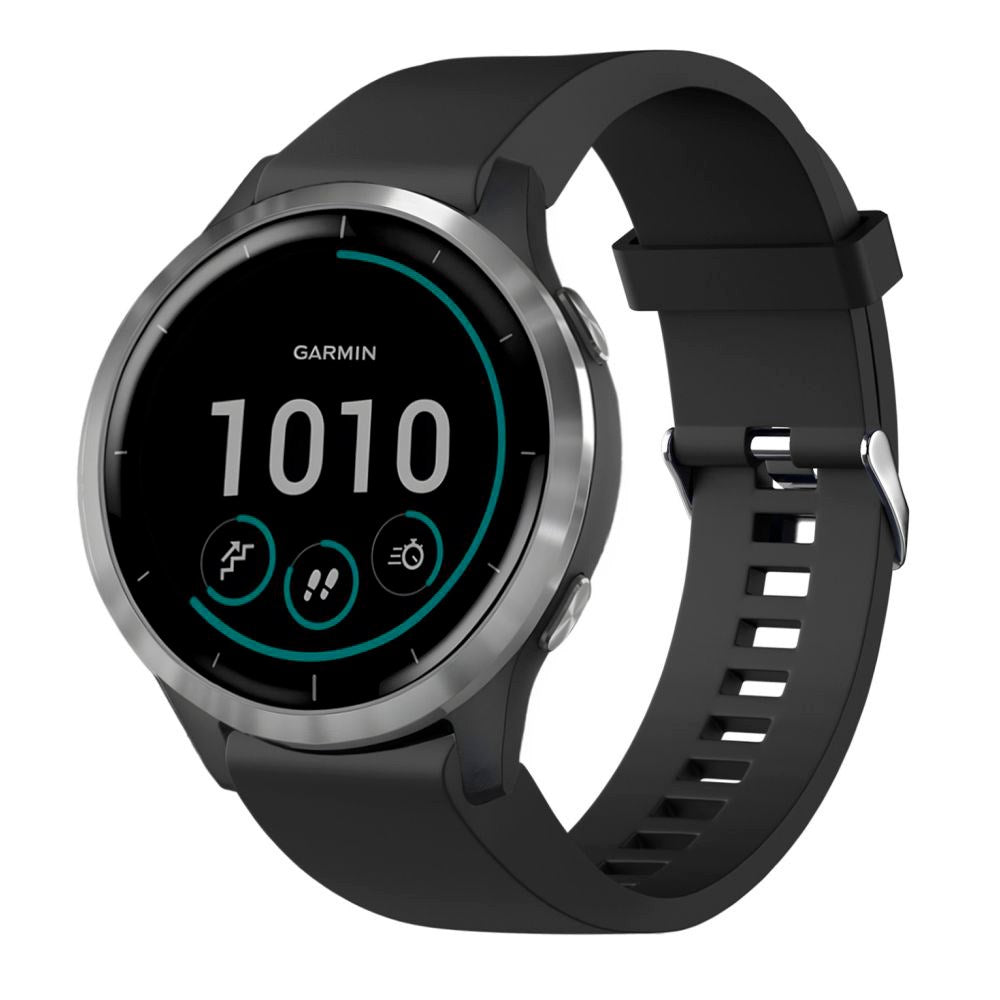 Fixed Universal Garmin 20mm Silikone Rem    Quickfit Sort