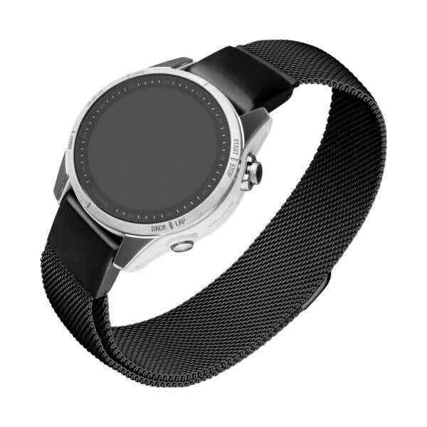Fixed Universal Garmin 20mm Mesh Metal Rem    Quickfit Sort