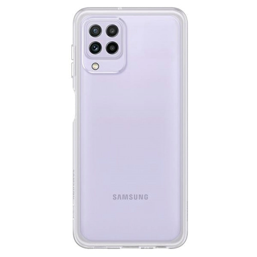 Original Samsung Galaxy A22  4g  Soft Clear Bagside Cover   -qa225tt  Gennemsigtig
