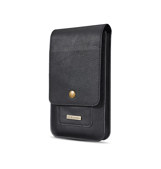 Oneplus 10 Pro   Ming Trade  Læder Bælte Sleeve    Kortholder Sort