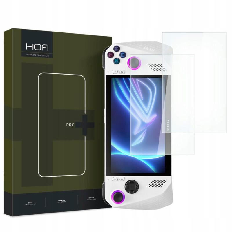 Asus Rog Ally Hofi Glass Pro  Hærdet Glas Skærmbeskyttelse Case Friendly  -pak Gennemsigtig