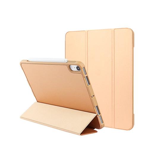 Ipad Mini  2021 2024  Lux Trade  Smart Trifold Silikone Cover  Guld