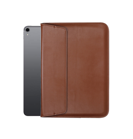 Ipad Air      2020 2022  Retro Diary Læder Sleeve Vintage Brun