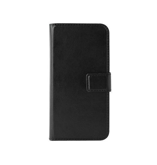 Huawei P20 Deluxe Læder Etui Med Pung Sort