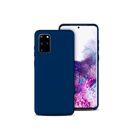 Samsung Galaxy S20 Plus  Deluxe Trade  Soft Touch Silikone Cover Navy
